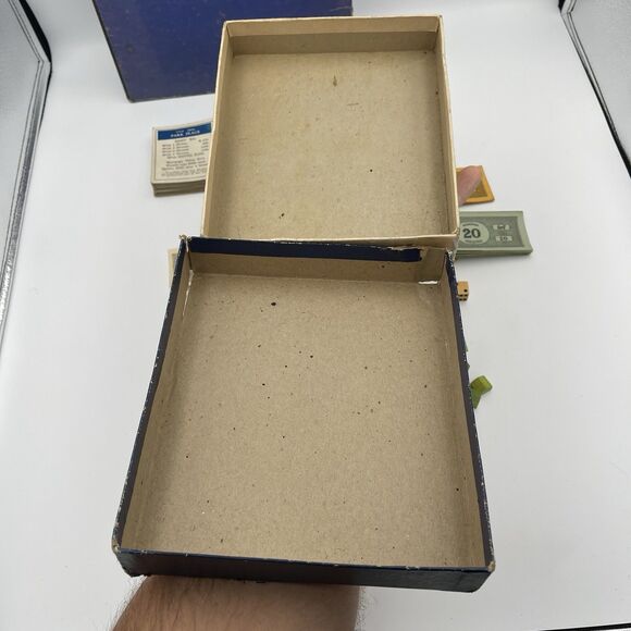 Vintage 1940s Monopoly Original Board Game Wooden Pieces Money Cards Rules - Picture 12 of 16